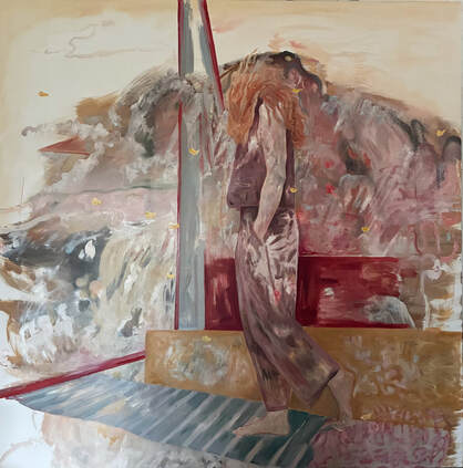 Slowly through the Pace af Susan Otvig Busch, en figur i et drømmende rum